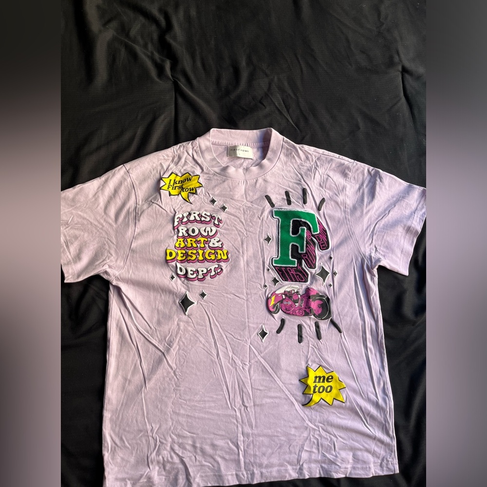 "First Row Art & Design Dept." Puff Print Tee